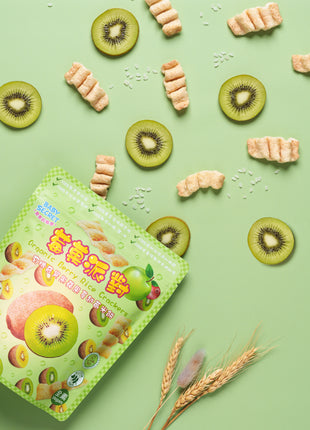 Organic Rice Crackers - Kiwi, Cranberry & Apple