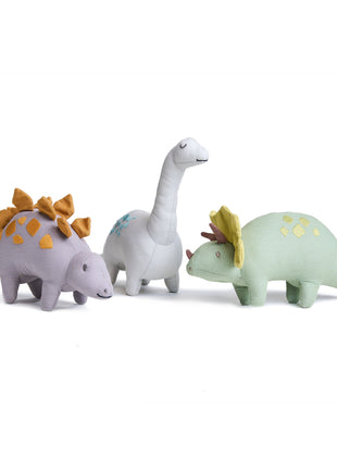 Jouet dinosaure en lin Bronty