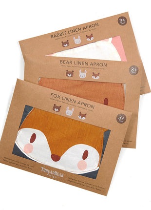 Bear Linen Apron