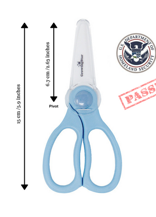 Baby Food Scissors - Blue