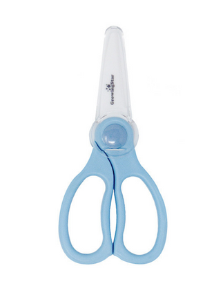 Baby Food Scissors - Blue