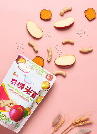 Organic Rice Crackers - Sweet Potato & Apple