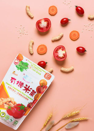 Organic Rice Crackers - Tomato & Carrot