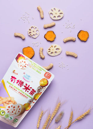 Organic Rice Crackers - Lotus Root & Sweet Potato