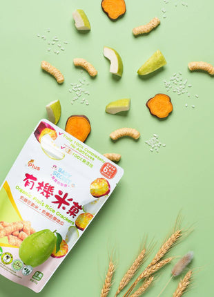 Organic Rice Crackers - Guava & Sweet Potato