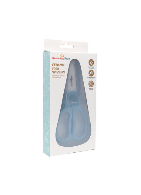 Ciseaux à nourriture pour bébé - Bleu