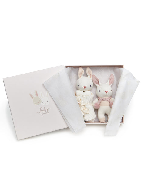 Coffret cadeau lapin crème Baby Threads