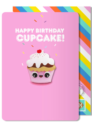 Birthday Cupcake Magnet Card
