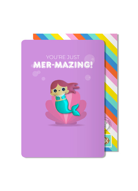 Mermaid Birthday Magnet Card