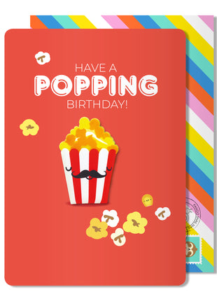Popping Birthday Magnet Card