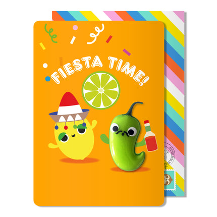 Birthday Fiesta Time Magnet Card