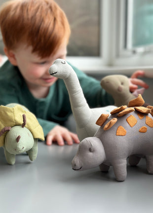 Steggy Linen Dinosaur Toy