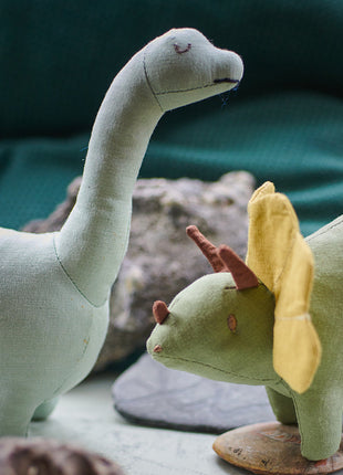Trike Linen Dinosaur Toy