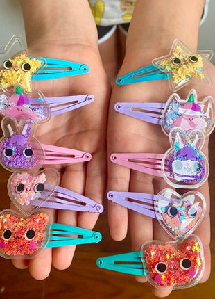 Pinces à cheveux licorne