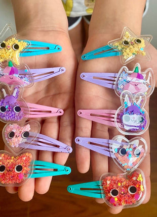 Pinces à cheveux coeur