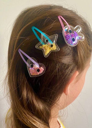 Pinces à cheveux coeur