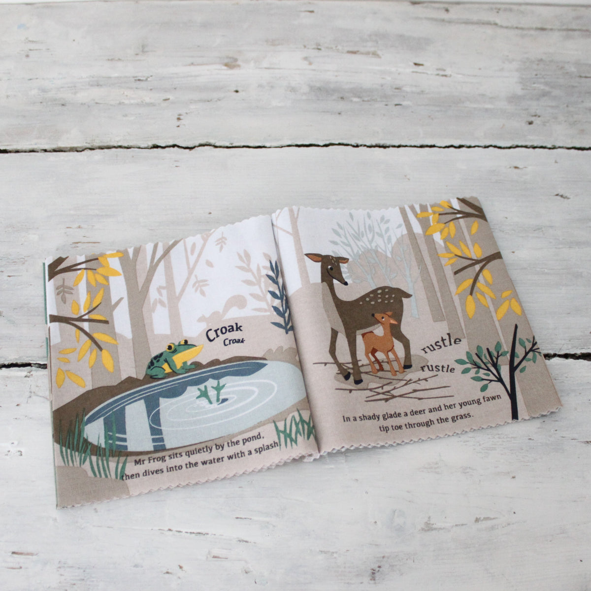 Woodland Hush Rag Book