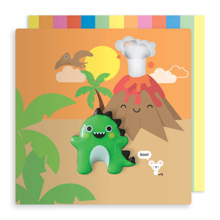 Carte aimantée dinosaure