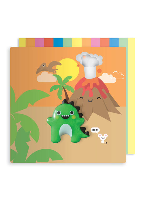 Carte aimantée dinosaure