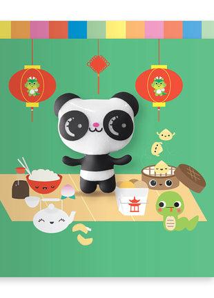 Carte aimantée panda