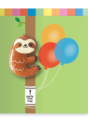 Sloth Magnet Card