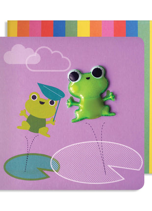 Carte aimantée grenouille