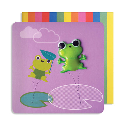 Carte aimantée grenouille