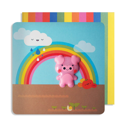 Carte aimantée cochon