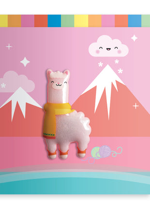 Carte aimantée lama