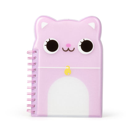 Carnet A5 chat rose mignon