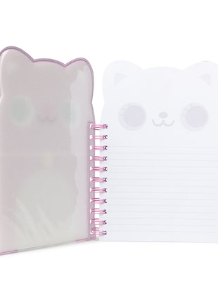 Carnet A5 chat rose mignon