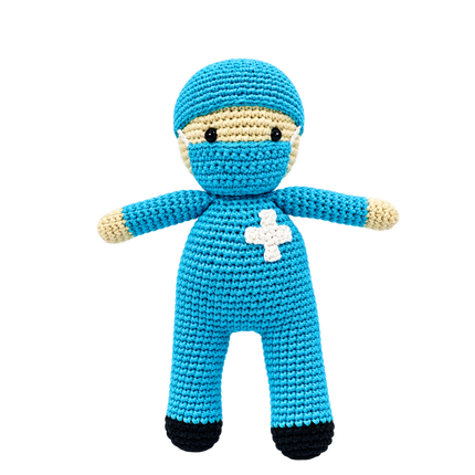 LS2493 - Nurse Rattle - Blue