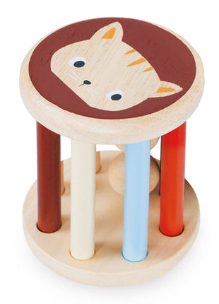 Hochet chaton roulant