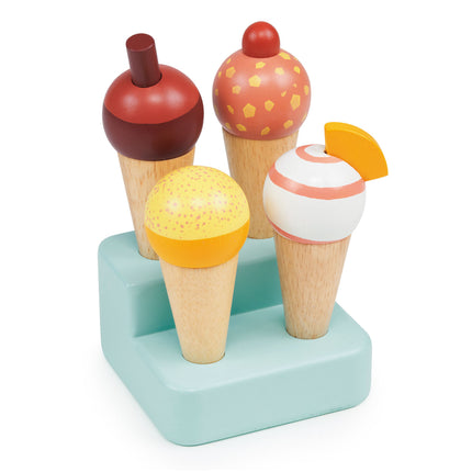 Stand de glaces ensoleillé