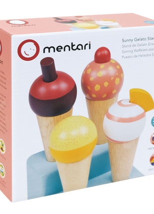 Stand de glaces ensoleillé