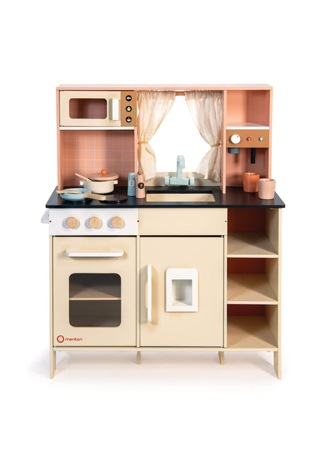 Cream Play Kitchen