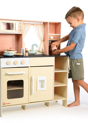 Cream Play Kitchen