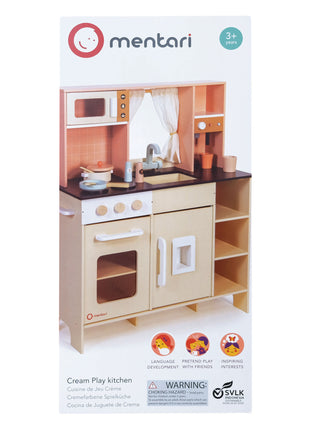 Cream Play Kitchen