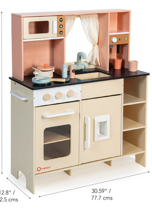 Cream Play Kitchen