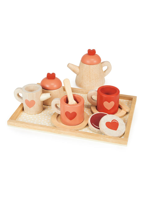 Ensemble de plateaux pour l'heure du thé