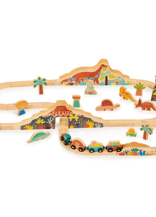 Lost World Dinosaur Railway Set