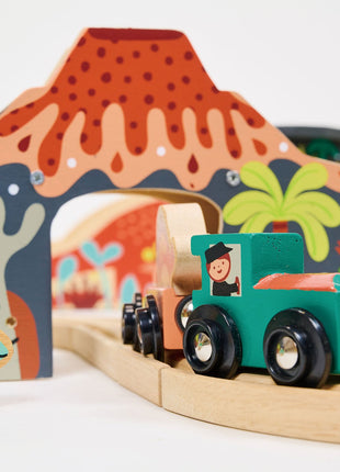 Lost World Dinosaur Railway Set