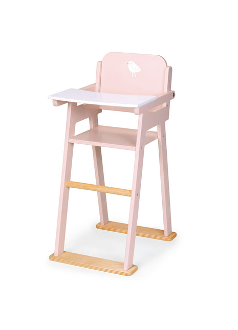 Chaise haute pour poupée bébé