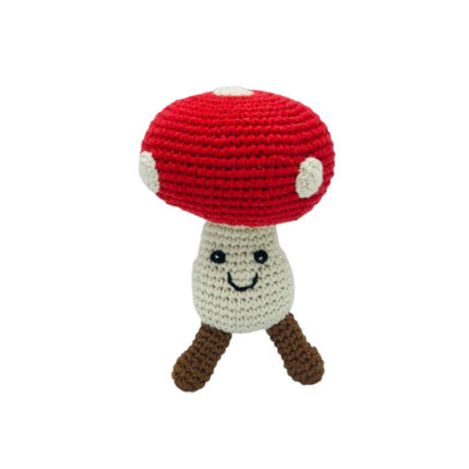Mushroom Rattle - Red