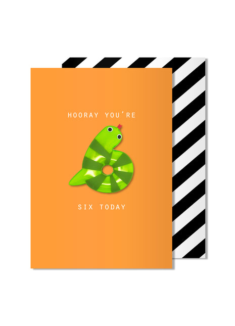 Carte magnétique serpent de 6 ans