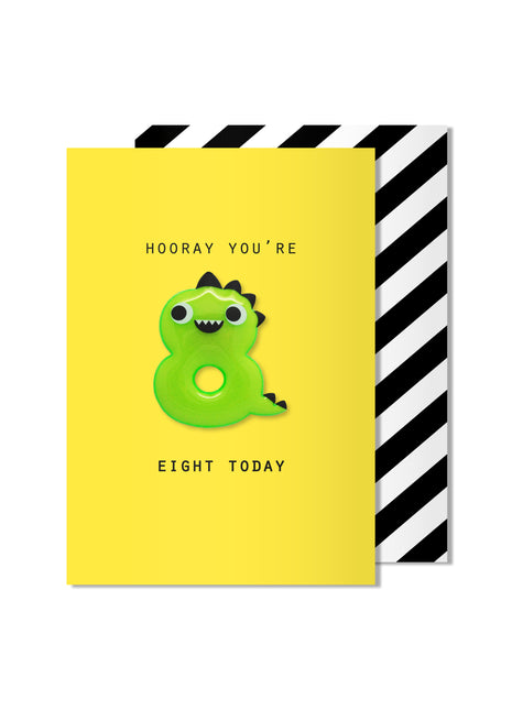 Carte magnétique dinosaure 8 ans