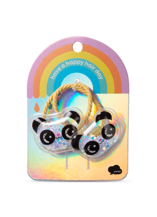 Élastiques à cheveux panda