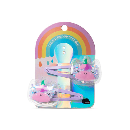 Pinces à cheveux licorne