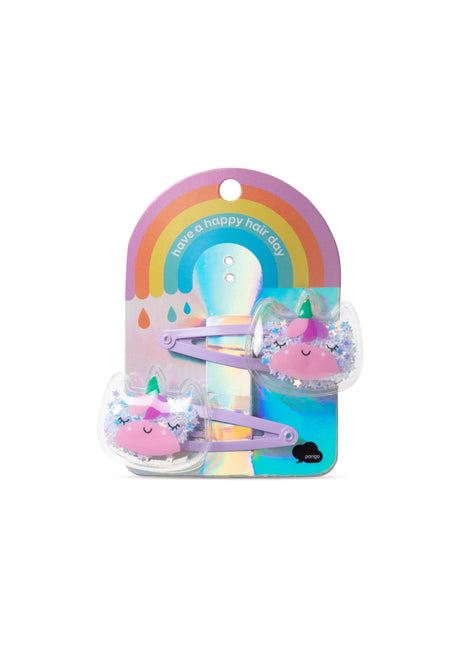 Pinces à cheveux licorne