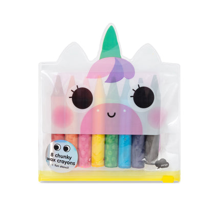 Ensemble de gros crayons licorne